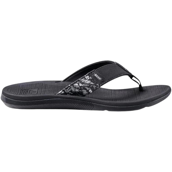 2024 Reef Frauen Santa Ana Flip Flop Sandalen CJ3624 - Black / Wei